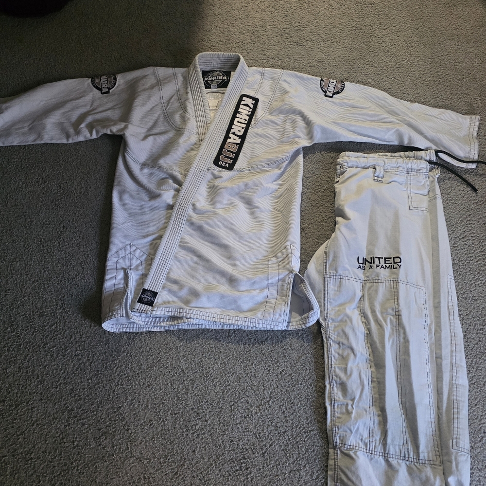 White Kimura BJJ Gi Set